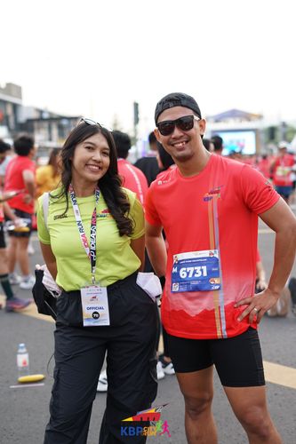 Race photo from CISANGKAN KBP CITY RUN 2025
