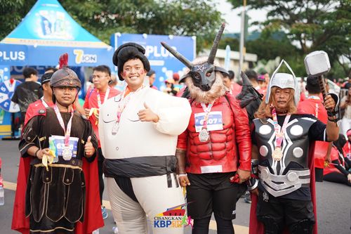 Race photo from CISANGKAN KBP CITY RUN 2025
