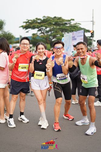 Race photo from CISANGKAN KBP CITY RUN 2025