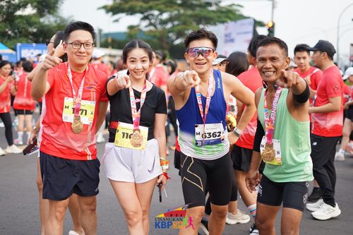 Race photo from CISANGKAN KBP CITY RUN 2025