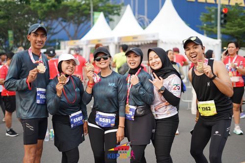 Race photo from CISANGKAN KBP CITY RUN 2025