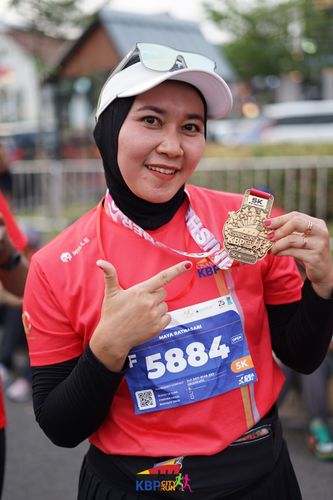 Race photo from CISANGKAN KBP CITY RUN 2025