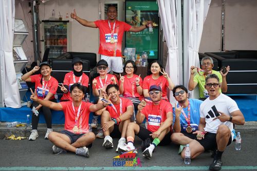 Race photo from CISANGKAN KBP CITY RUN 2025