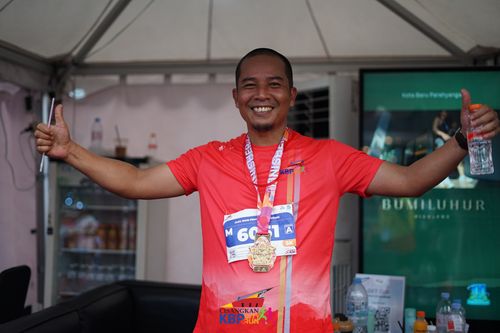 Race photo from CISANGKAN KBP CITY RUN 2025