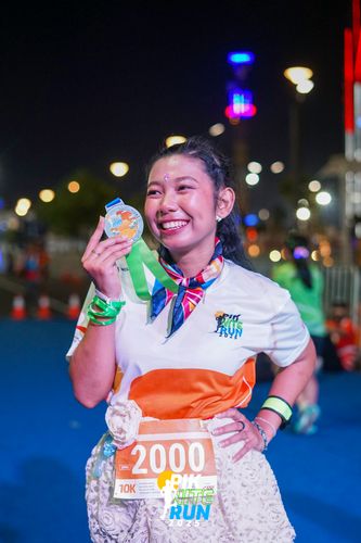 Race photo from PIK NITE RUN 2025