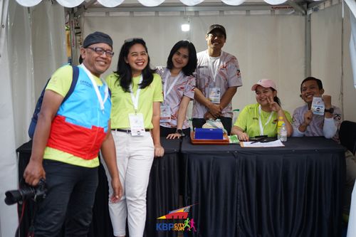 Race photo from CISANGKAN KBP CITY RUN 2025