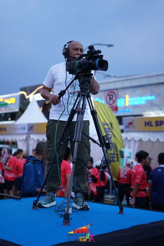 Race photo from CISANGKAN KBP CITY RUN 2025