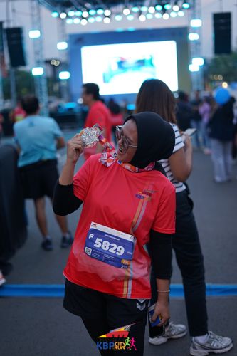Race photo from CISANGKAN KBP CITY RUN 2025