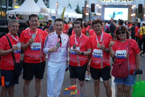 Race photo from CISANGKAN KBP CITY RUN 2025