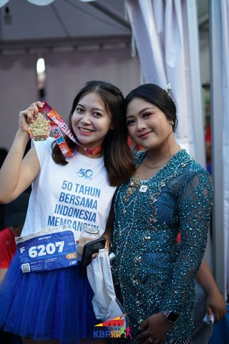 Race photo from CISANGKAN KBP CITY RUN 2025
