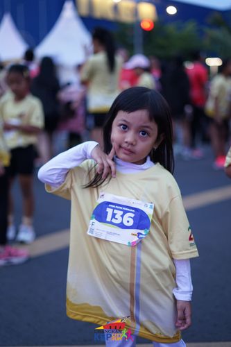 Race photo from CISANGKAN KBP CITY RUN 2025