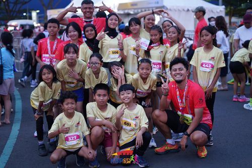 Race photo from CISANGKAN KBP CITY RUN 2025