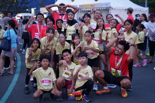 Race photo from CISANGKAN KBP CITY RUN 2025