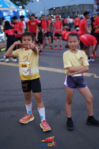 Race photo from CISANGKAN KBP CITY RUN 2025