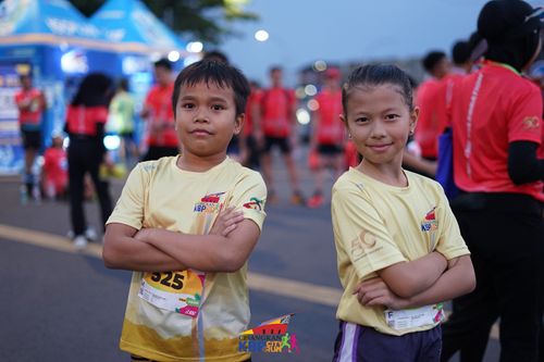 Race photo from CISANGKAN KBP CITY RUN 2025