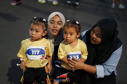 Race photo from CISANGKAN KBP CITY RUN 2025