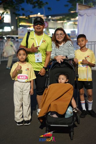 Race photo from CISANGKAN KBP CITY RUN 2025