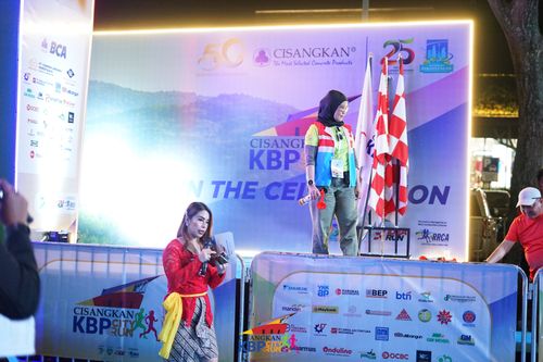 Race photo from CISANGKAN KBP CITY RUN 2025