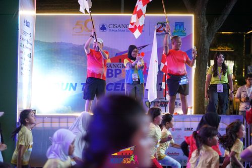 Race photo from CISANGKAN KBP CITY RUN 2025