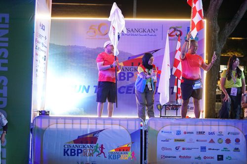 Race photo from CISANGKAN KBP CITY RUN 2025