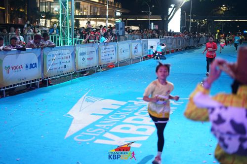 Race photo from CISANGKAN KBP CITY RUN 2025