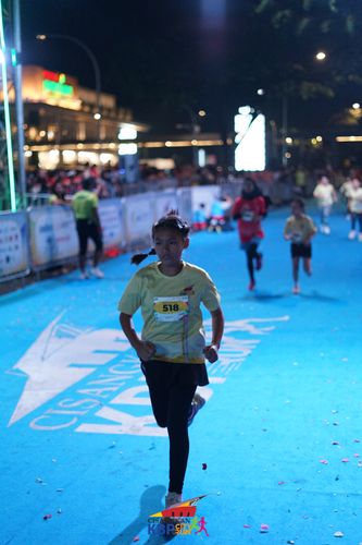 Race photo from CISANGKAN KBP CITY RUN 2025