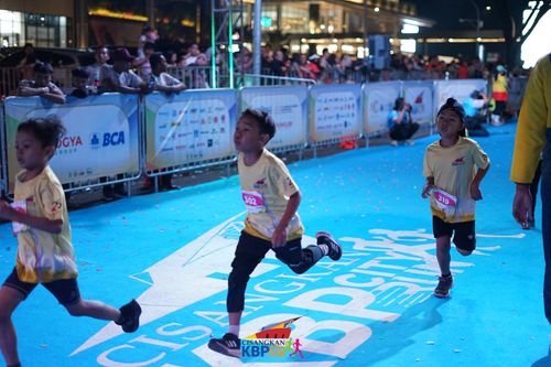 Race photo from CISANGKAN KBP CITY RUN 2025