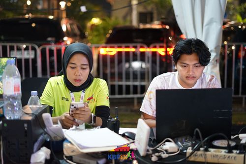 Race photo from CISANGKAN KBP CITY RUN 2025