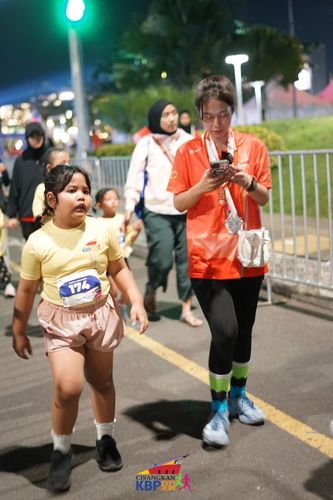 Race photo from CISANGKAN KBP CITY RUN 2025