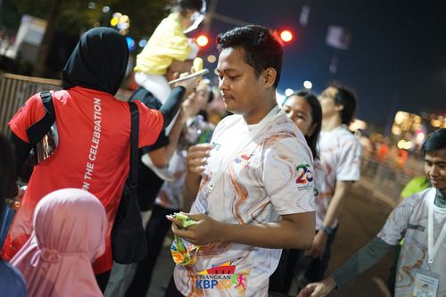 Race photo from CISANGKAN KBP CITY RUN 2025