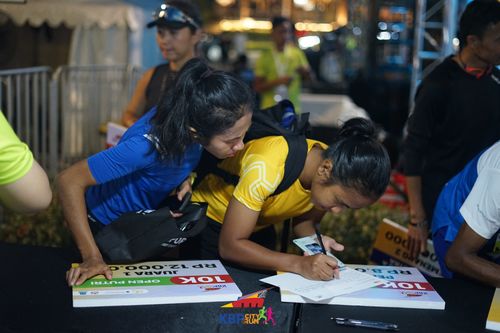 Race photo from CISANGKAN KBP CITY RUN 2025