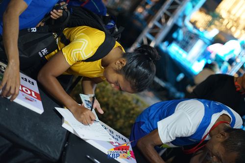 Race photo from CISANGKAN KBP CITY RUN 2025