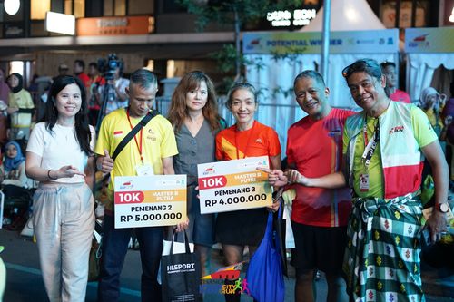 Race photo from CISANGKAN KBP CITY RUN 2025