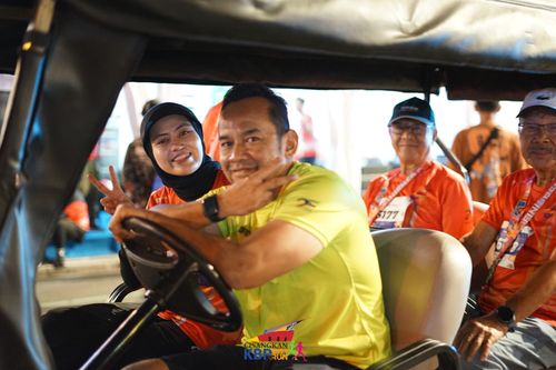 Race photo from CISANGKAN KBP CITY RUN 2025