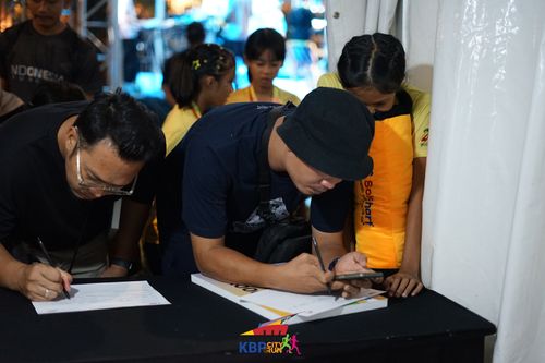 Race photo from CISANGKAN KBP CITY RUN 2025