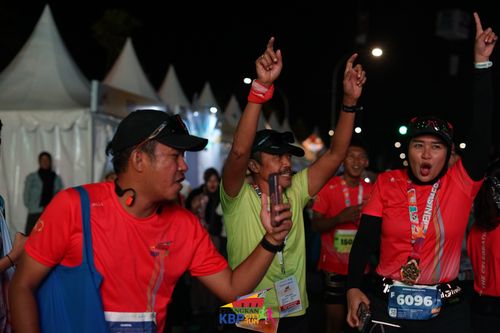 Race photo from CISANGKAN KBP CITY RUN 2025