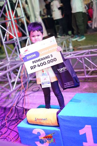 Race photo from CISANGKAN KBP CITY RUN 2025