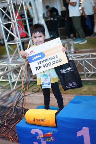 Race photo from CISANGKAN KBP CITY RUN 2025
