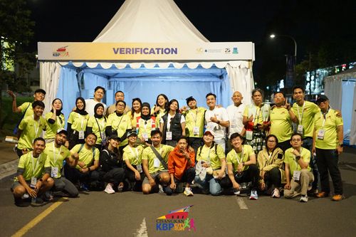 Race photo from CISANGKAN KBP CITY RUN 2025