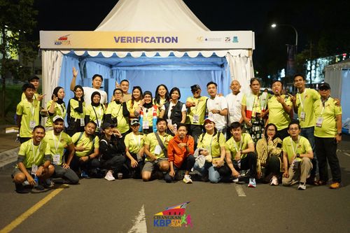 Race photo from CISANGKAN KBP CITY RUN 2025