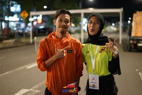 Race photo from CISANGKAN KBP CITY RUN 2025