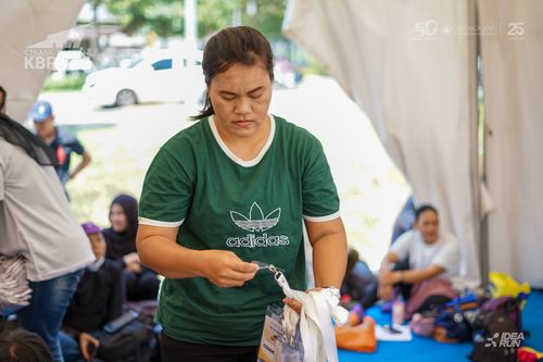 Race photo from CISANGKAN KBP CITY RUN 2025