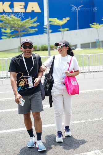 Race photo from CISANGKAN KBP CITY RUN 2025