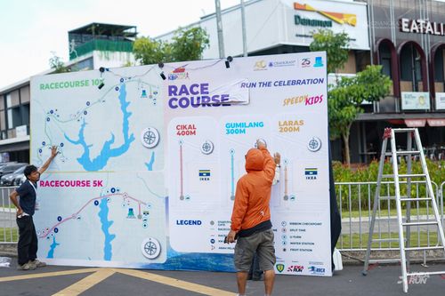 Race photo from CISANGKAN KBP CITY RUN 2025