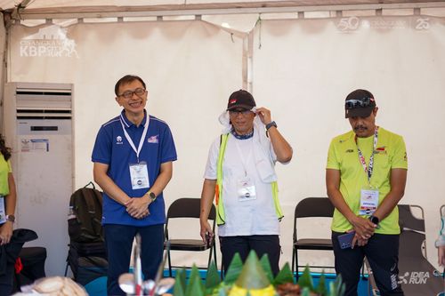 Race photo from CISANGKAN KBP CITY RUN 2025