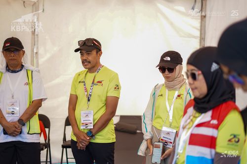 Race photo from CISANGKAN KBP CITY RUN 2025
