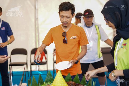 Race photo from CISANGKAN KBP CITY RUN 2025