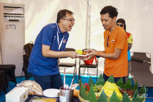 Race photo from CISANGKAN KBP CITY RUN 2025