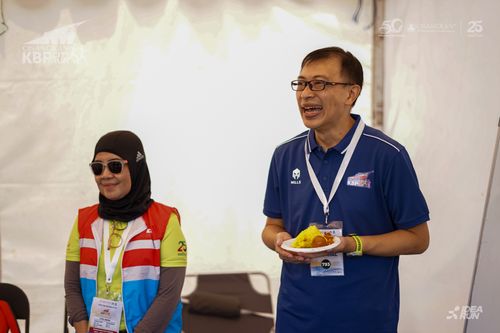 Race photo from CISANGKAN KBP CITY RUN 2025