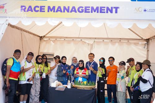 Race photo from CISANGKAN KBP CITY RUN 2025